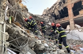 Hình ảnh Đoàn cứu hộ Việt Nam tại hiện trường động đất ở Thổ Nhĩ Kỳ
