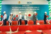BIDV tặng Nhà văn hóa cộng đồng tránh lũ tại Quảng Bình