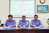 Khối thi đua số 3 VKSND tỉnh Tiền Giang ký kết giao ước thi đua
