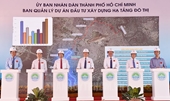 Khởi công dự án Xây dựng hạ tầng và cải tạo môi trường kênh Tham Lương - Bến Cát - rạch Nước Lên