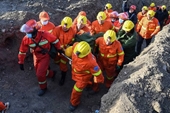 Sập mỏ than ở Nội Mông, Trung Quốc, 2 người chết, hơn 50 người vẫn mất tích