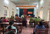 VKSND huyện Lập Thạch phối hợp tổ chức xét xử lưu động các vụ án về ma túy
