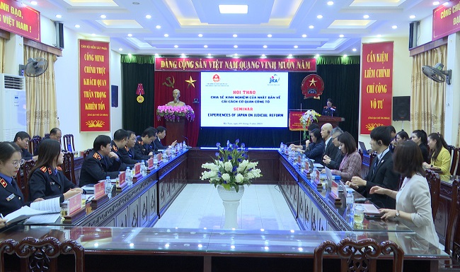 Hà Nam Hợp tác, trao đổi kinh nghiệm với các chuyên gia Nhật Bản về cải cách cơ quan công tố