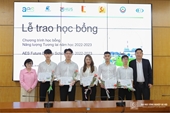 Sinh viên Đại học Công nghiệp Hà Nội xuất sắc nhận học bổng Năng lượng tương lai AES