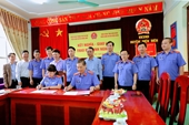 Tăng cường phối hợp giữa VKSND huyện Điện Biên và VKSND huyện Đông Anh, Hà Nội