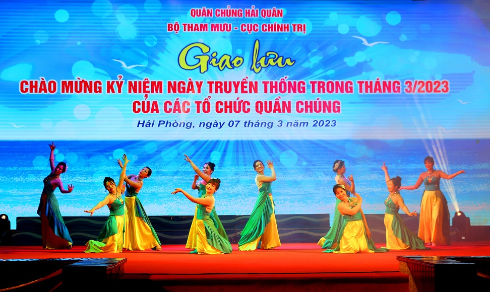 Bộ Tham mưu và Cục Chính trị Hải quân tổ chức giao lưu chào mừng kỷ niệm ngày truyền thống trong tháng 3