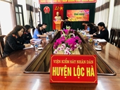 VKSND tỉnh Hà Tĩnh kiểm tra việc triển khai kế hoạch công tác kiểm sát năm 2023