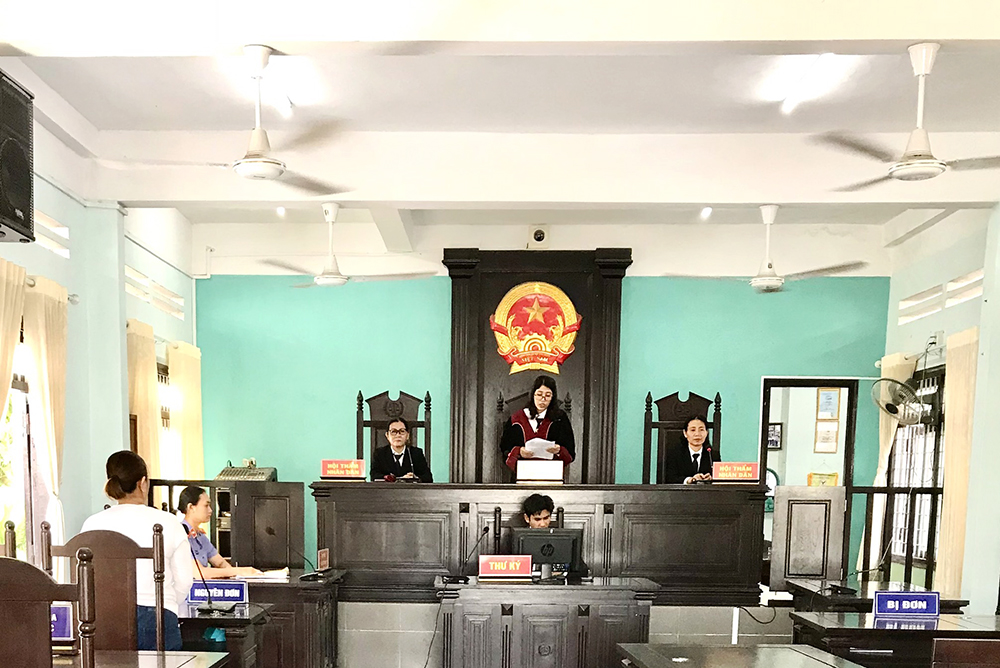 Phiên tòa rút kinh nghiệm vụ án hôn nhân và gia đình