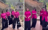 Xác minh clip 4 cô gái nhảy nhót ở nơi an nghỉ của các tăng ni tại chùa Bổ Đà