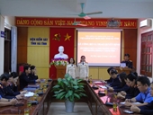 VKSND tỉnh Hà Tĩnh công bố quyết định bổ nhiệm cán bộ