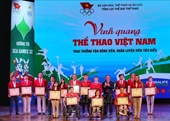 Vinh danh 15 vận động viên và 8 huấn luyện viên tại Vinh quang Thể thao Việt Nam