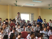 Chi đoàn VKSND huyện An Dương tuyên truyền pháp luật cho hơn 400 sinh viên