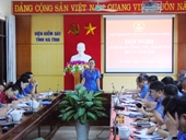 VKSND tỉnh Hà Tĩnh giao ban công tác kiểm sát quý I 2023
