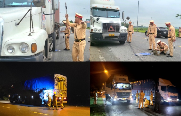 Xe “khủng long” né trạm CSGT các đơn vị, địa phương đồng loạt ra quân