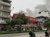 Cháy phòng tập gym ở Hà Nội, 3 người mắc kẹt được Cảnh sát cứu kịp thời
