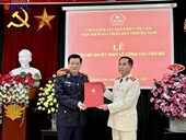 VKSND tỉnh Hà Nam công bố và trao các Quyết định về công tác cán bộ