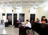 VKSND huyện Vị Thủy phối hợp tổ chức phiên tòa xét xử trực tuyến