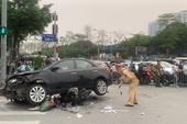 Thông tin mới nhất vụ ô tô tông liên hoàn, nhiều người nhập viện cấp cứu ở Hà Nội