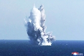 Triều Tiên lại thử nghiệm hệ thống vũ khí dưới nước có khả năng hạt nhân