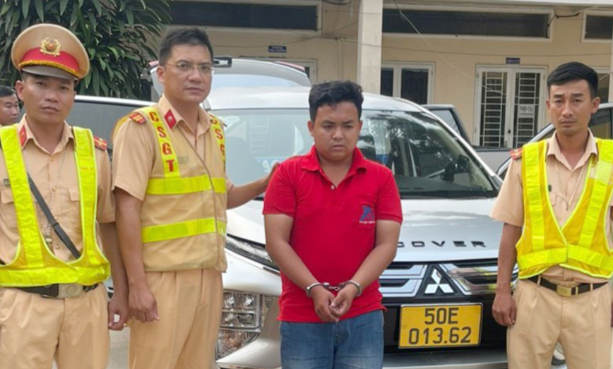 Dùng ôtô đi trộm cắp, gặp ngay Cảnh sát giao thông