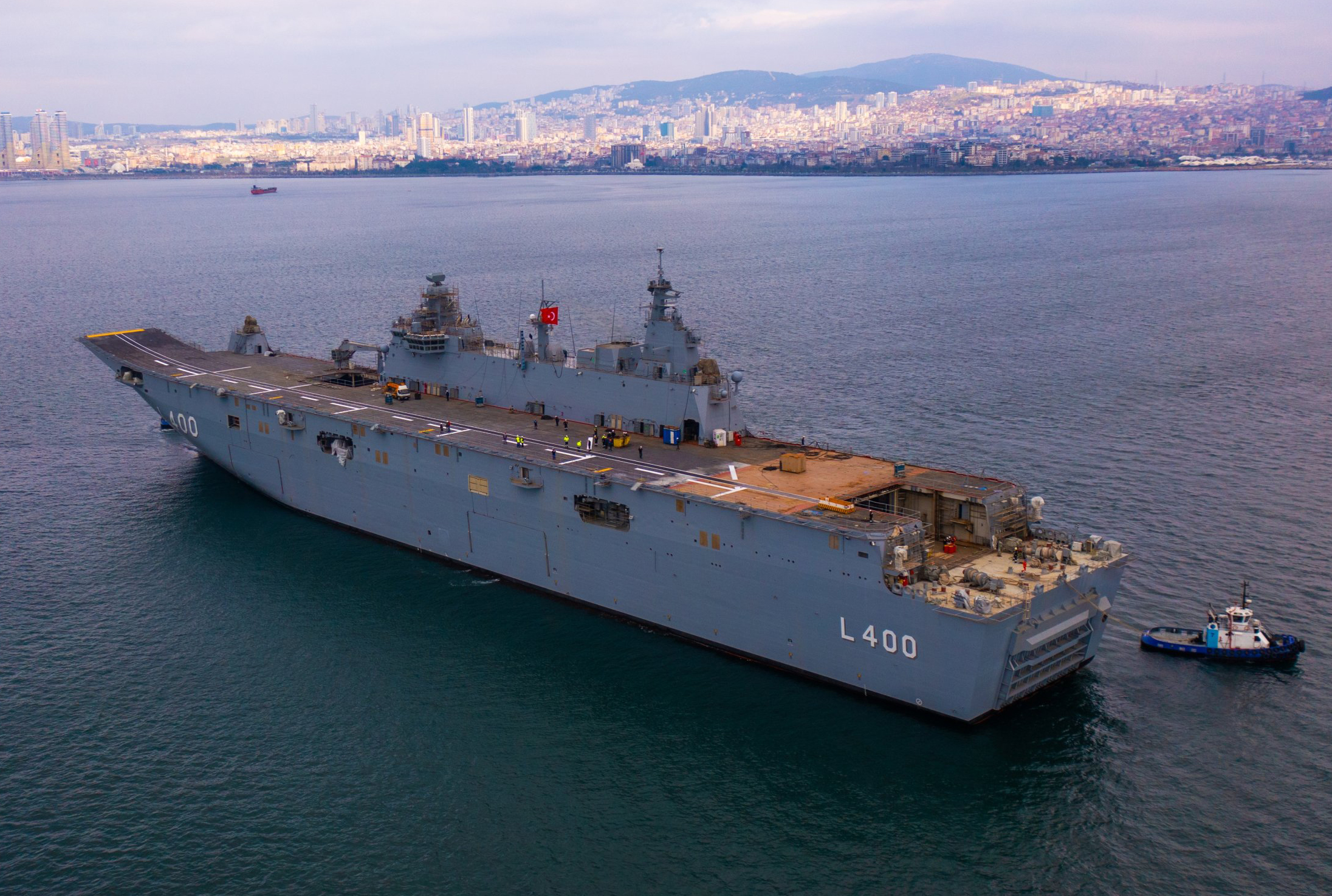 Thổ Nhĩ Kỳ tiết lộ tàu sân bay UAV đầu tiên trên thế giới