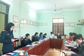 VKSND tỉnh Thanh Hóa trực tiếp kiểm sát công tác thi hành án dân sự