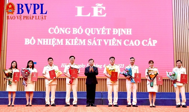 VKSND tối cao tổ chức Lễ công bố quyết định bổ nhiệm Kiểm sát viên cao cấp