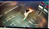 Bà giải cứu cháu gái bị mắc kẹt trong thang máy chung cư
