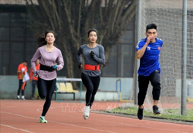 Đội tuyển Điền kinh nỗ lực tập luyện hướng tới SEA Games 32