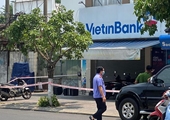 CLIP Truy tìm đối tượng cướp ngân hàng ở Đà Nẵng