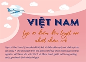 Việt Nam lọt Top 10 điểm đến tuyệt vời nhất châu Á