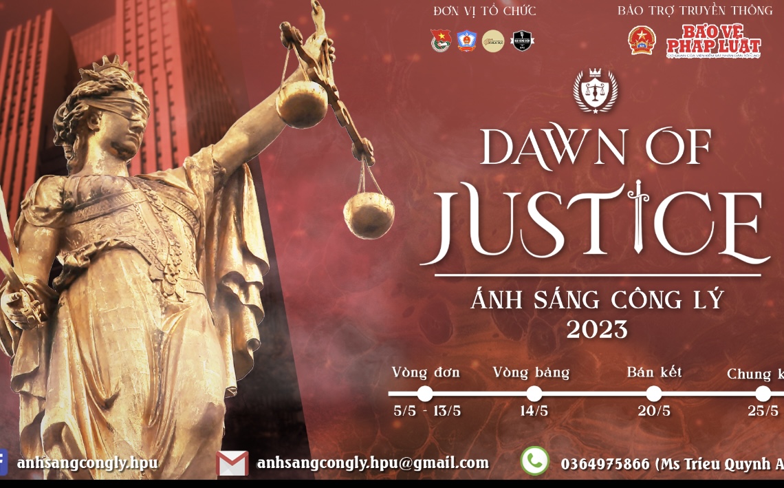 Trường Đại học Kiểm sát Hà Nội tổ chức cuộc thi “Ánh sáng công lý - Dawn of Justice” năm 2023