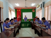 VKSND tỉnh Hậu Giang thăm và làm việc tại VKSND huyện Châu Thành A