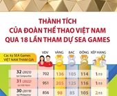 Thành tích của Đoàn Thể thao Việt Nam qua 18 lần tham dự SEA Games