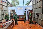 Bộ đội Biên phòng tỉnh An Giang Giúp dân khắc phục hậu quả giông lốc