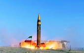 Iran tiết lộ phiên bản mới nhất của tên lửa đạn đạo Khorramshahr tầm bắn 2 000km