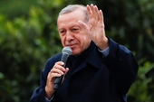 Ông Erdogan giành chiến thắng nhiệm kỳ Tổng thống thứ ba của Thổ Nhĩ Kỳ