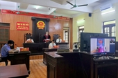 VKSND huyện Thọ Xuân phối hợp xét xử trực tuyến 3 vụ án hình sự