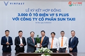 Sun Taxi mua 3 000 xe điện VinFast VF 5 plus, thúc đẩy mạnh mẽ cuộc cách mạng giao thông xanh tại Việt Nam