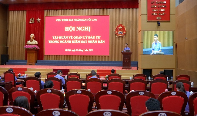 Tập huấn về quản lý đầu tư trong ngành Kiểm sát nhân dân