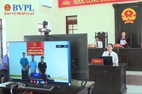 VKSND huyện Hà Trung phối hợp tổ chức phiên tòa hình sự trực tuyến đầu tiên
