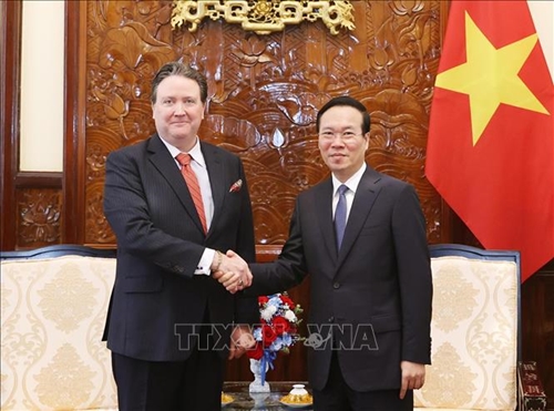 Chủ tịch nước Võ Văn Thưởng tiếp Đại sứ Hoa Kỳ tại Việt Nam