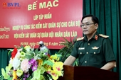 Nâng cao nghiệp vụ kiểm sát cho Đoàn cán bộ VKSQS Quân đội nhân dân Lào