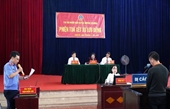 VKSND huyện Mường Khương phối hợp với TAND cùng cấp tổ chức phiên tòa lưu động