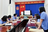 VKSND huyện Châu Thành, tỉnh Tiền Giang thực hiện tốt mô hình “Phòng họp không giấy