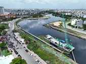Công ty Thanh Tuấn sẽ đảm bảo tiến độ thi công xây dựng hạ tầng và cải tạo môi trường kênh Tham Lương