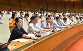 Đại biểu Quốc hội biểu quyết tán thành Luật Hợp tác xã sửa đổi