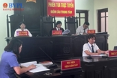 VKSND huyện Hoằng Hóa phối hợp tổ chức 2 phiên tòa trực tuyến hình sự