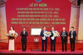 Kỷ niệm năm sinh 3 danh nhân dòng họ Nguyễn Huy và đón nhận di sản tư liệu thế giới “Văn bản Hán Nôm làng Trường Lưu”