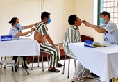 Trại tạm giam Công an tỉnh Nam Định khám sức khoẻ định kỳ cho phạm nhân